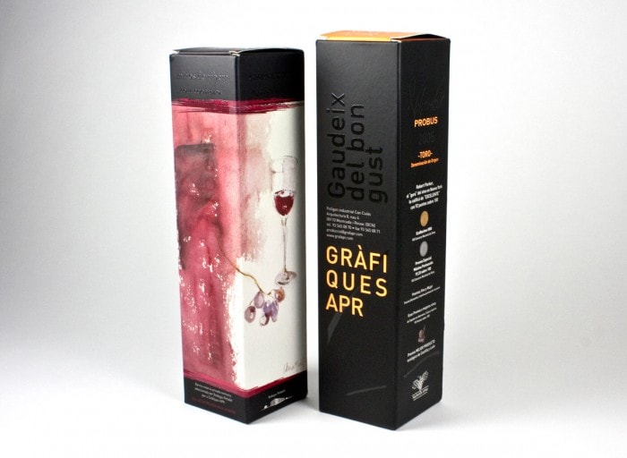 Diseño gráfico packs de vino Gràfiques apr